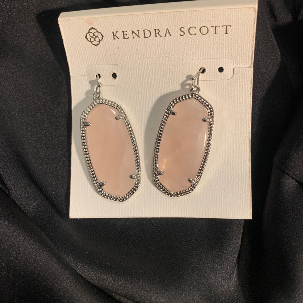Kendra Scott Elle Rose Quartz Earrings